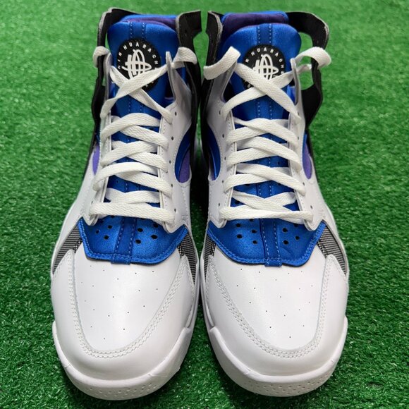 Nike Air Flight Huarache OG White Purple Mens Basketball FD0183-101 VNDS Sz 9 main image 3